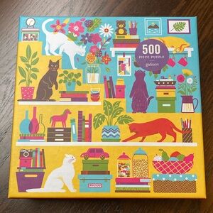 Curious Cats 500 Piece Puzzle